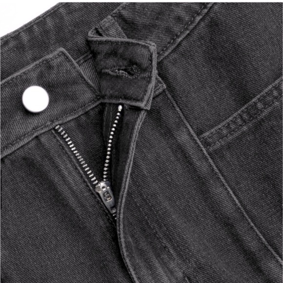 Cider High Waisted Loose Fit Wide Leg Trouser Jeans Pants, Black, Size XL, NWT - Picture 8 of 11